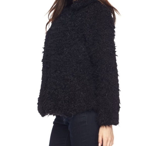 ❗️Last one ❗️NWT Faux Fur Black Jacket - Picture 4 of 5